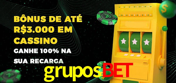 gruposbet melhor bônus de depósito
