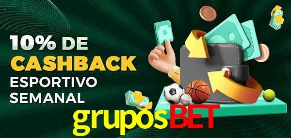 10% de bônus de cashback na gruposbet